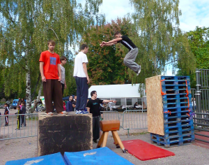 PK Stras à la rentrée des associations : Saut